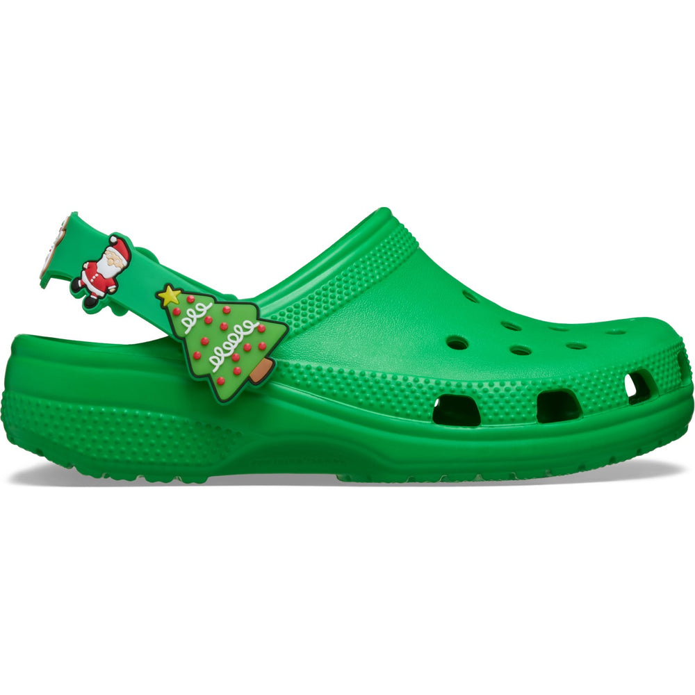 Køb Crocs Grass Green Classic Holiday Icons Lights