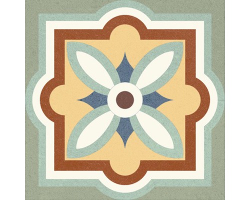 Porseleinen wand- en vloertegel Heritage taco in 76 verschillende designs 16,5 x 16,5 cm