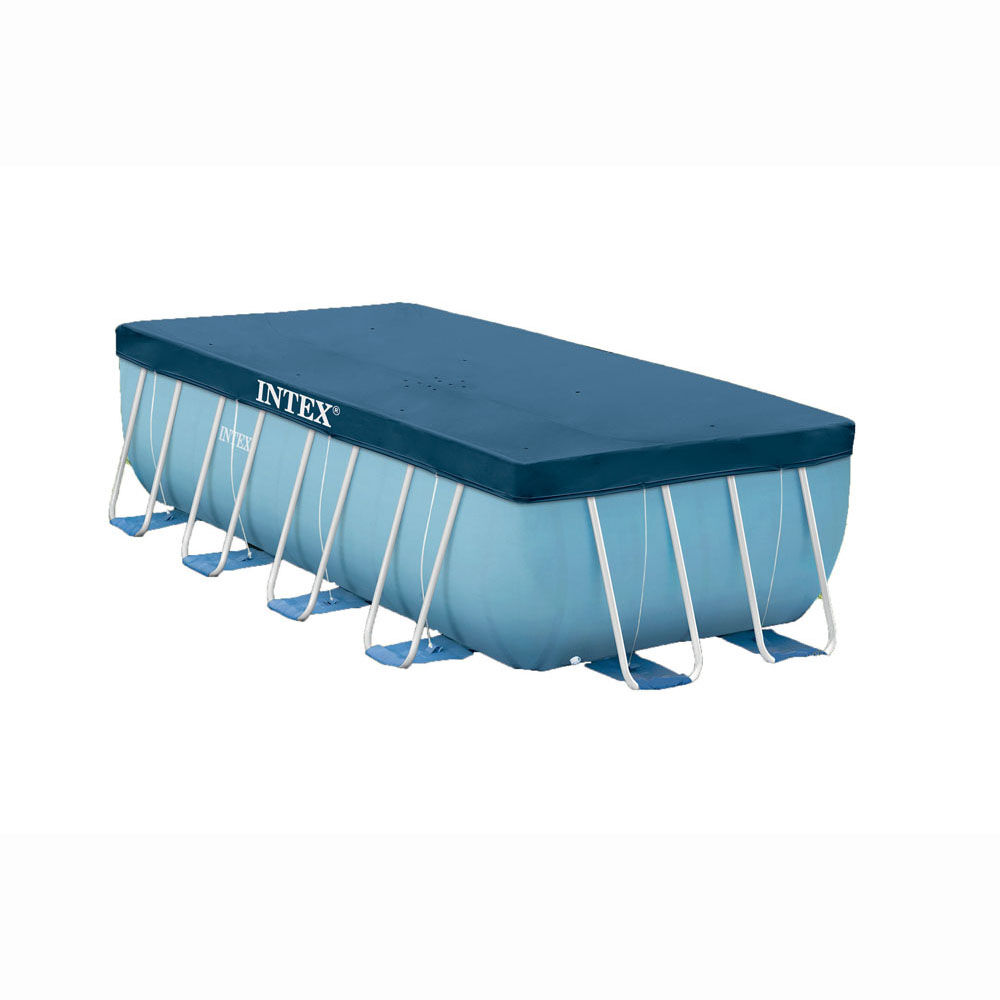 Bâche de protection piscine rectangulaire L400x l200cm  Intex