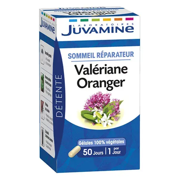 Juvamine Sono Tranquilo Valeriana Laranja 50 cápsulas