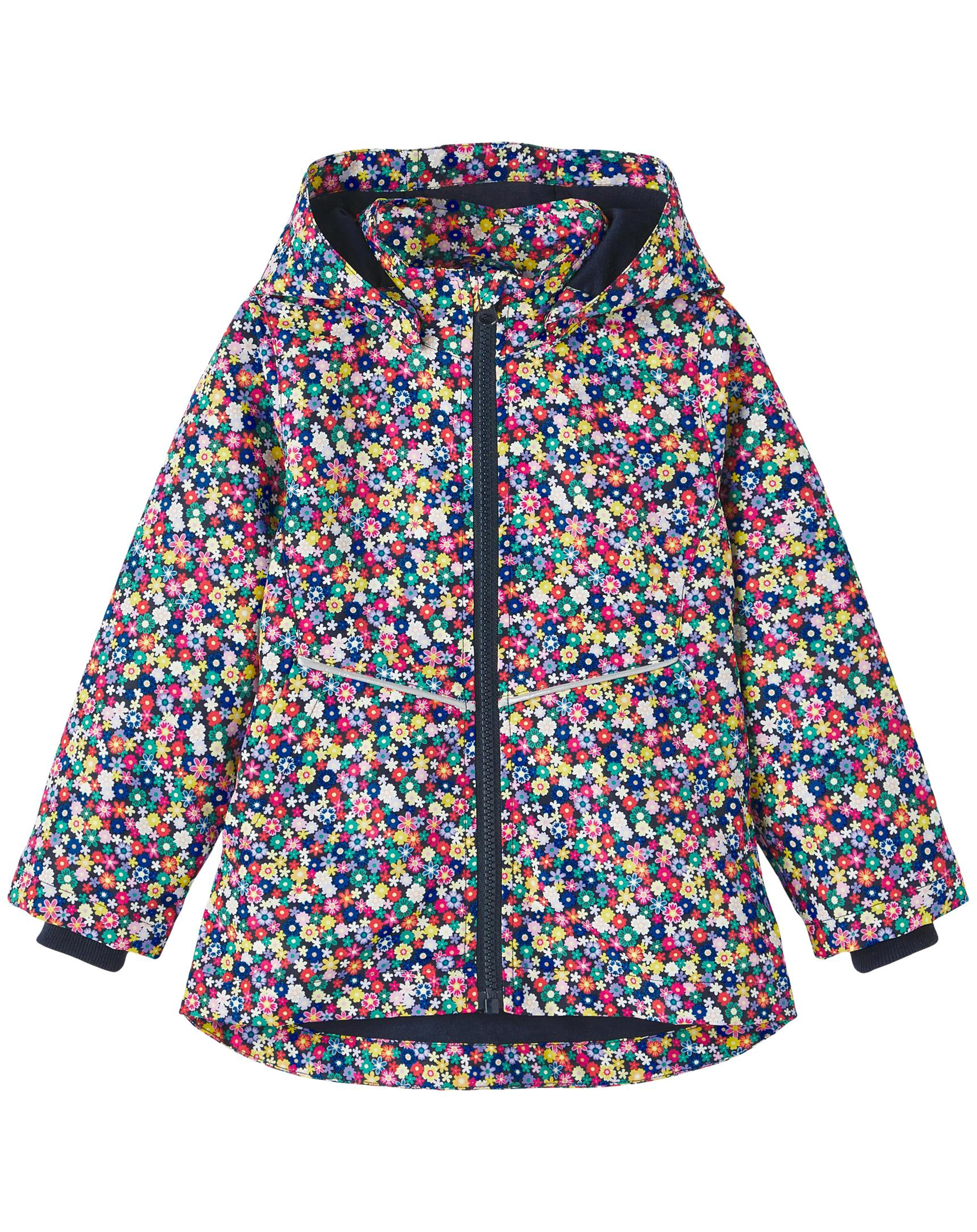 Jacke NMFMAXI - POP FLOWER in dark sapphire