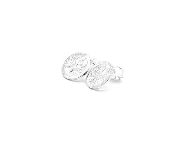 Unique And Co Ladies Unique And Co Sterling Stud Earrings with CZ