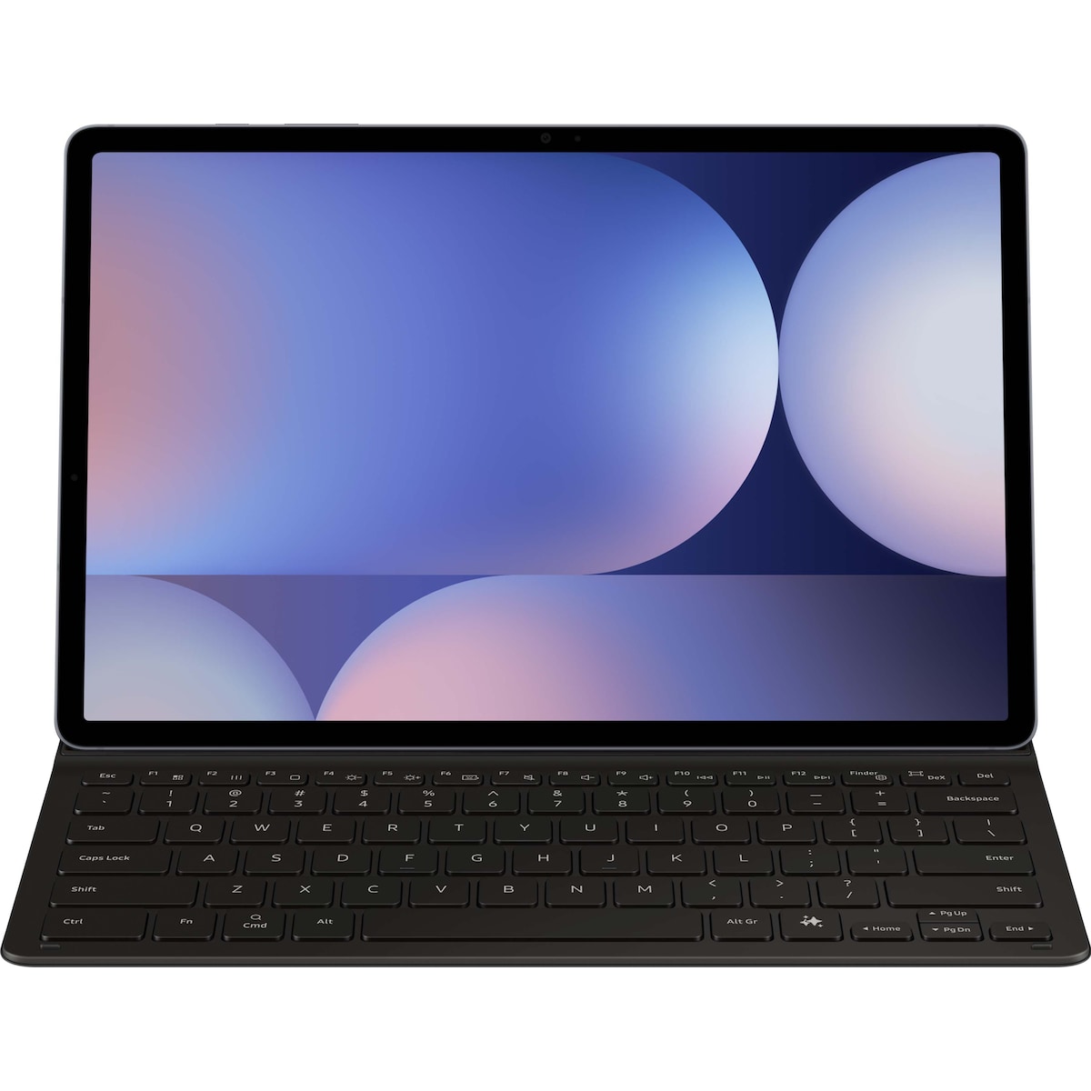 Samsung Galaxy Tab S10+/S9+/S9 FE+ Slim tastaturdeksel (sort)