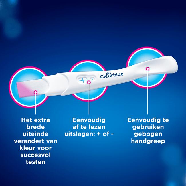 Clearblue Snelle Detectie Zwangerschapstest 1 Stuk