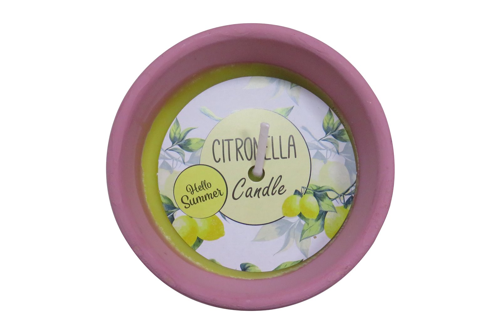 Tuscany citronellalys Rosa Ø8 H7 cm