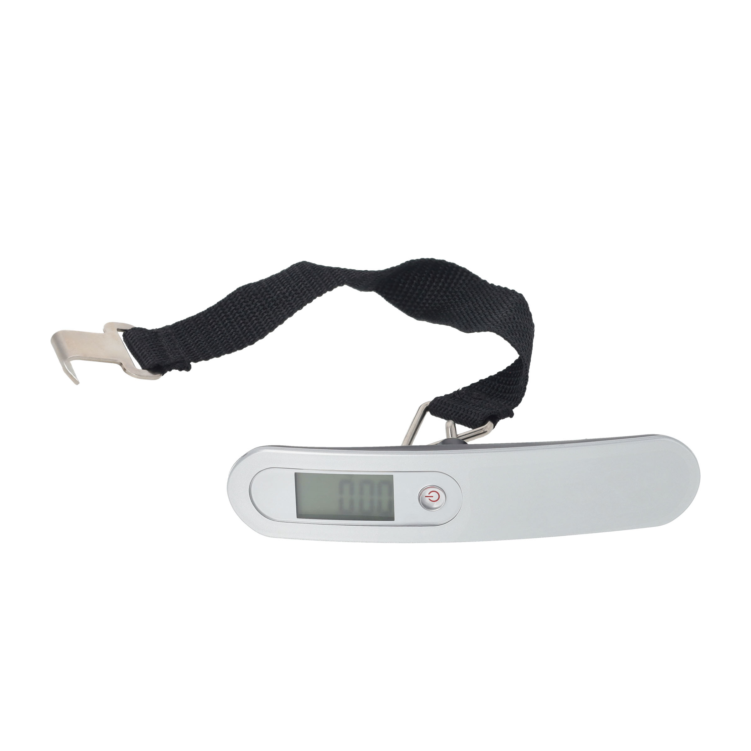 Digitale Reise Kofferwaage Gepäck Handwaage mit LCD-Anzeige (bis 50kg Gewicht) - Silber