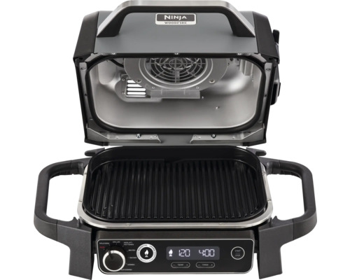 Ninja Woodfire Outdoor Elektrische Grill Heteluchtfriteuse Rookoven, 6 Kookfuncties, 2,4 kW Model OG701
