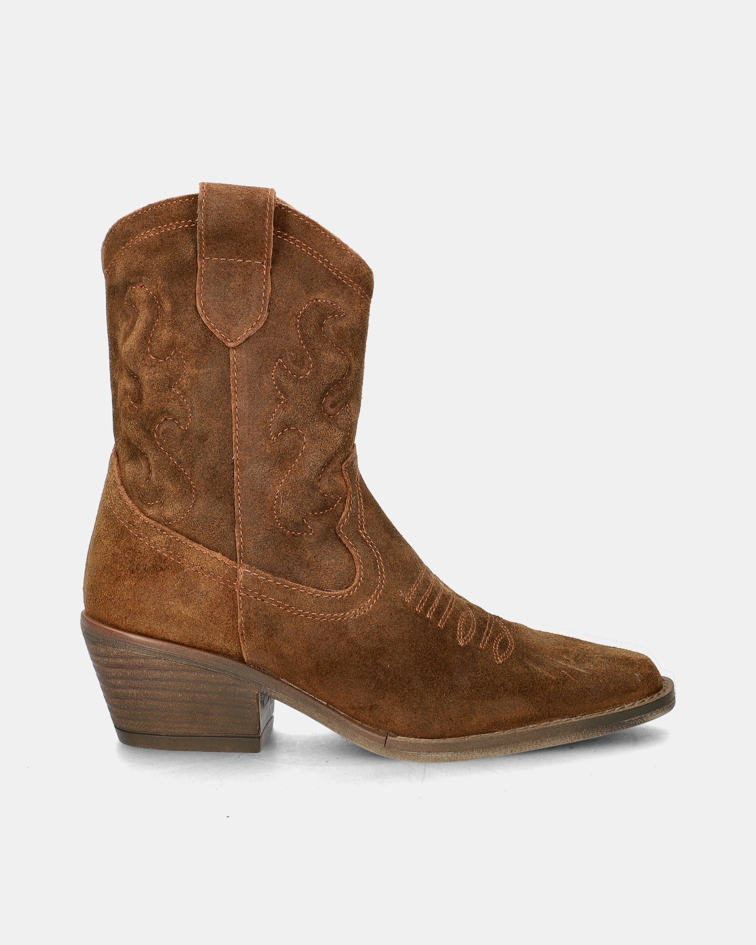 Nelson Cowboylaarzen  - cognac