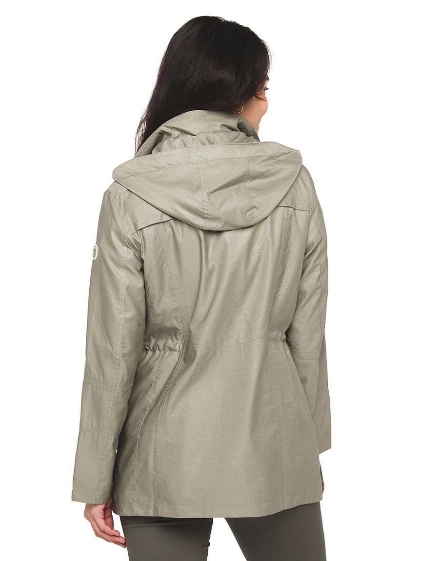 Parka légère vert kaki
