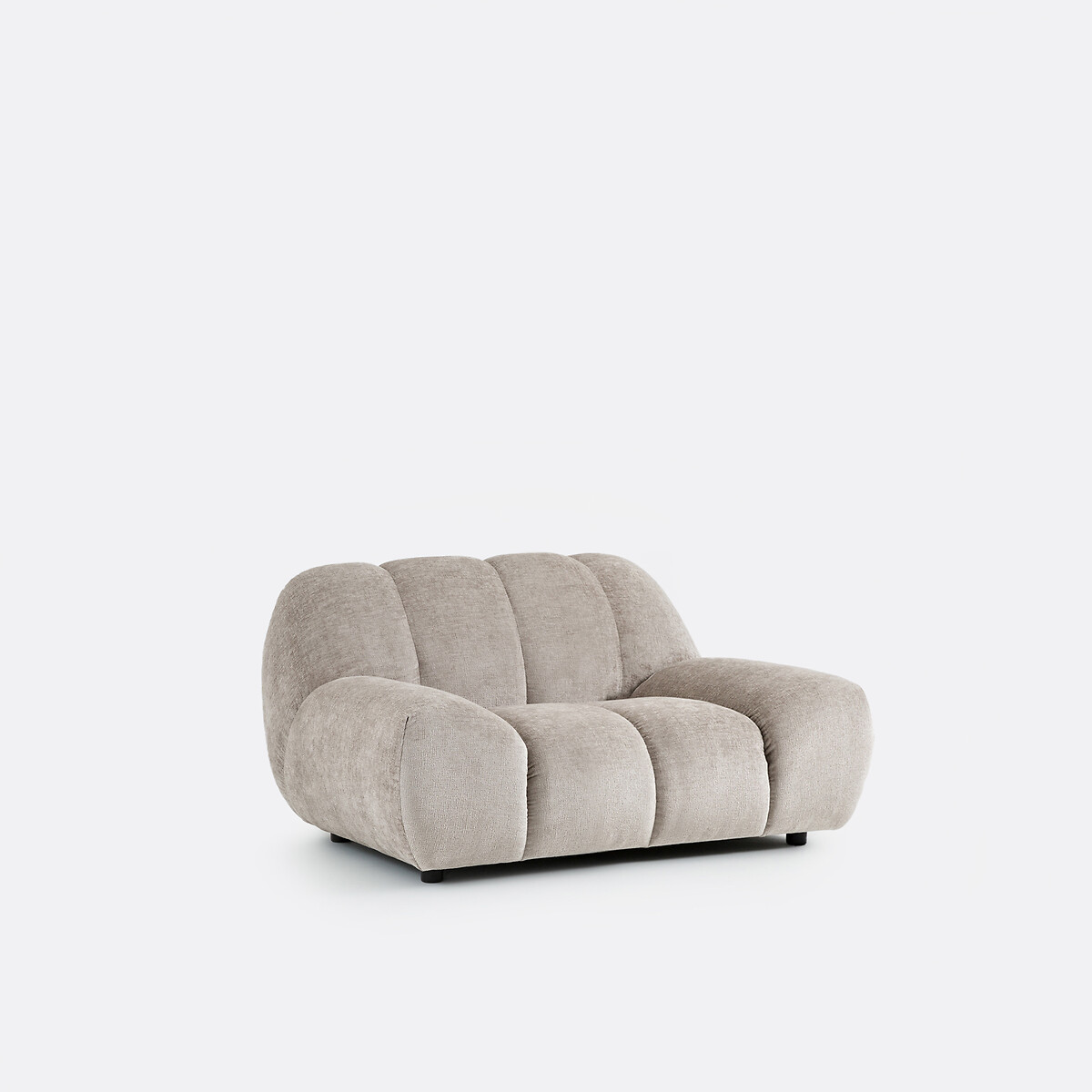LA REDOUTE INTERIORS<br>Poltrona XL, Dik Fluweel, Nuria