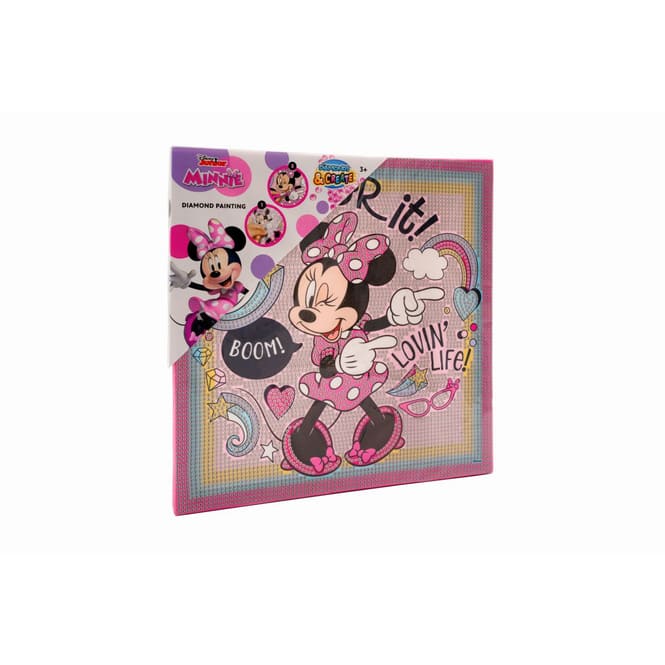 Diamonds & Create - Minnie - Bastelset - Diamanten Bild XL