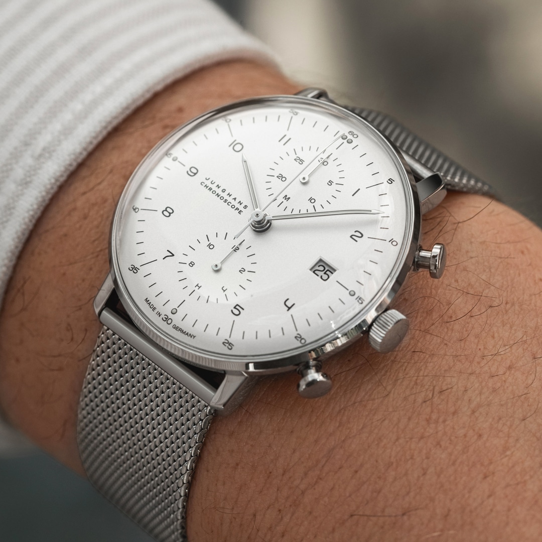 Junghans max bill Chronoscope Automatik Saphir