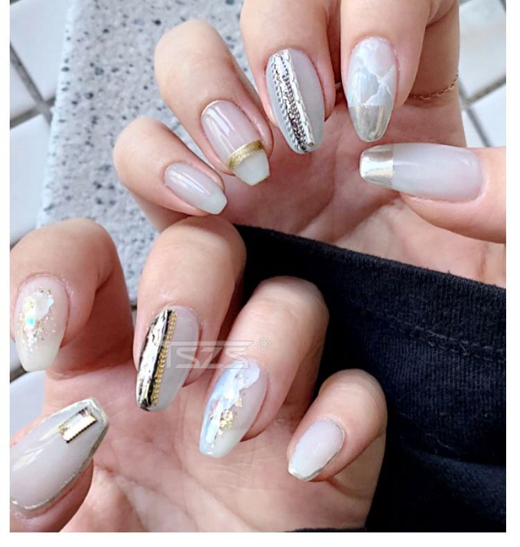 Monoe - Ketting-Accent Nail Art Decoratie