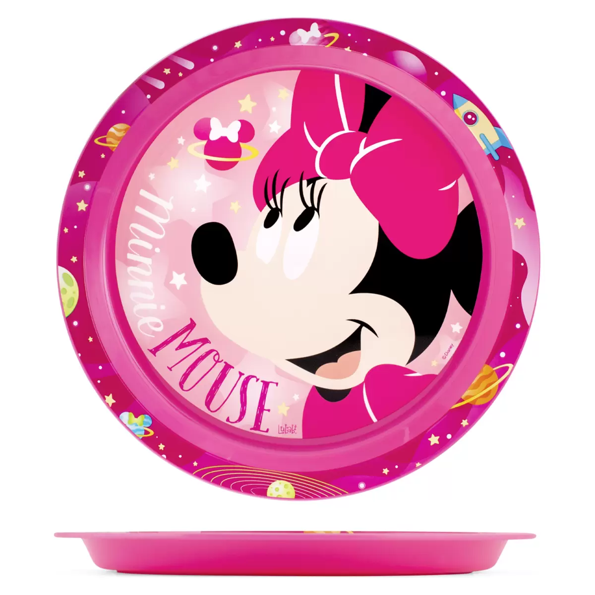 Teller Minnie Mouse Rosa