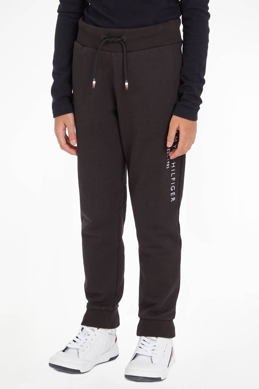 Tommy Hilfiger joggingbroek van katoen zwart