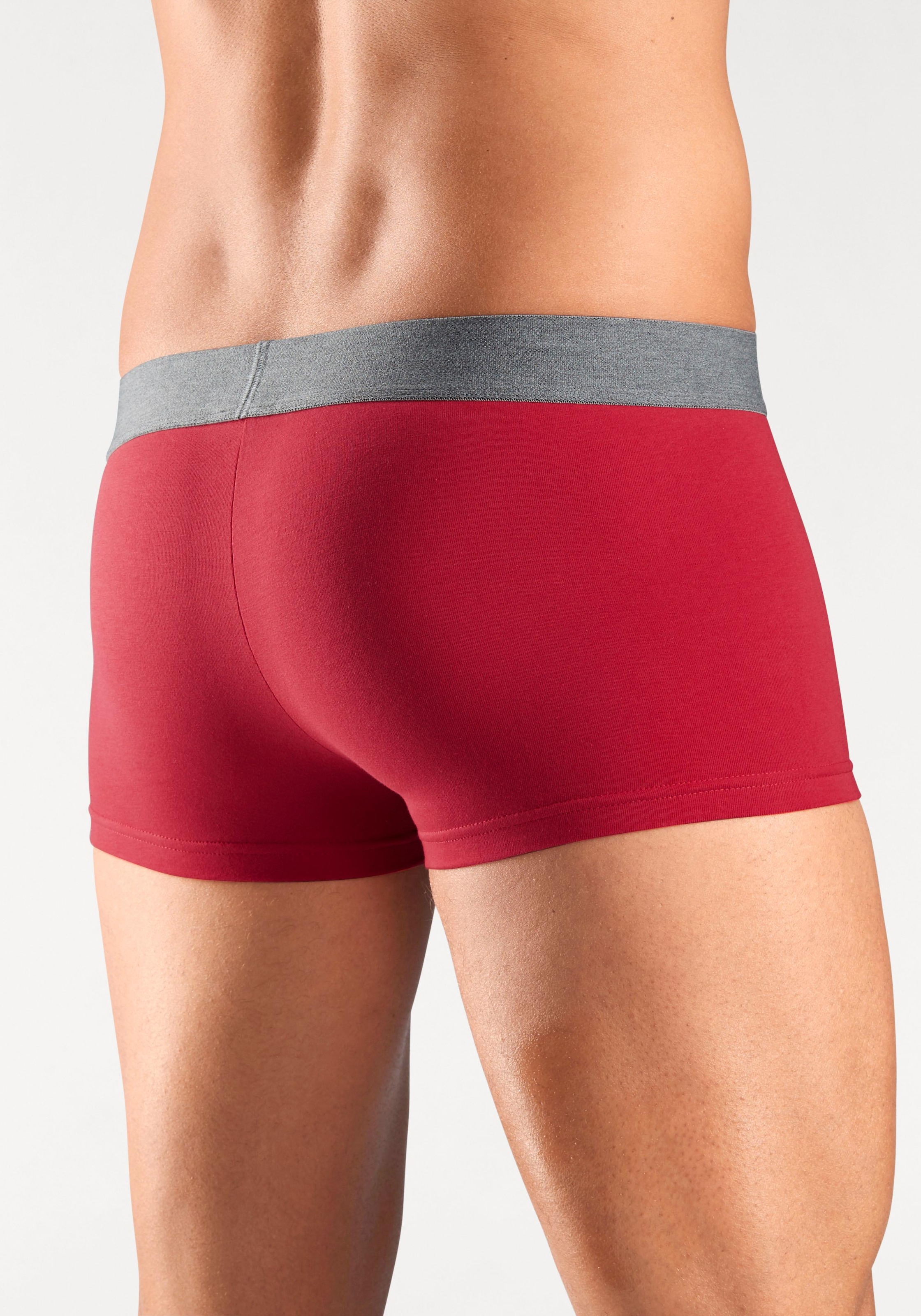 s.Oliver Hipster, 4 Stk. knapp sitzende Boxershorts für Herren aus Baumwoll-Mix