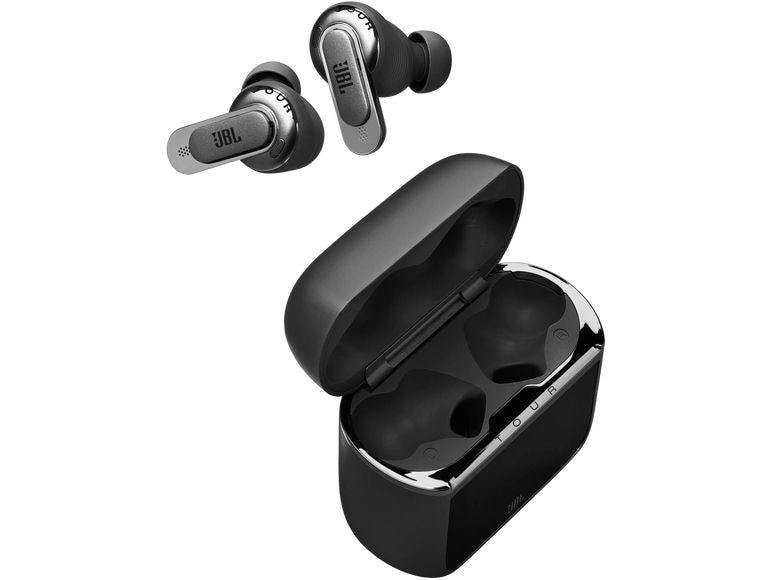 JBL True Wireless In-Ear-Kopfhörer Tour Pro 3 Schwarz Kabellose Noise-Cancelling-Ohrhörer mit Smart Charging Case
