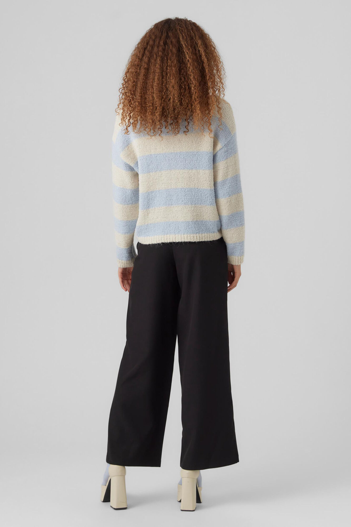 Camisa básica de punto - Azul