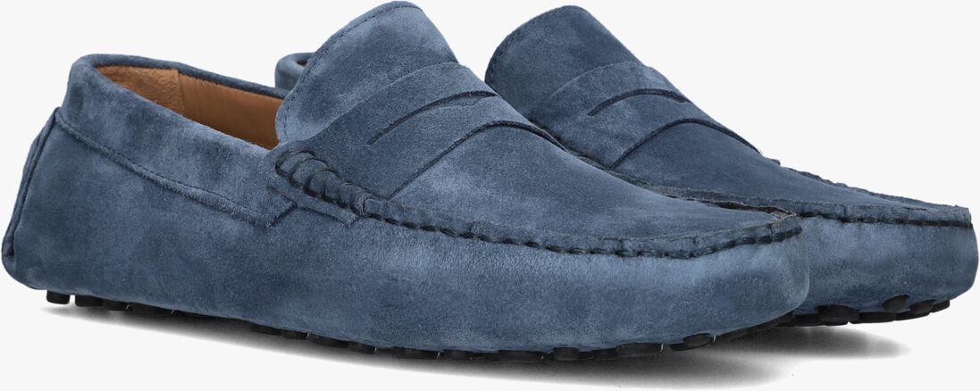 blauwe stefano lauran loafers s3268