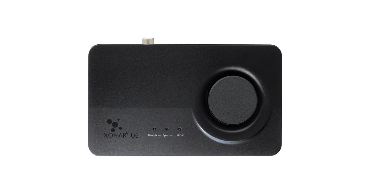 ASUSXonar U5 geluidskaart  (Zwart, USB 2.0, Retail)