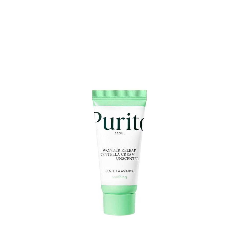 Purito SEOUL - Wonder Releaf Centella Cream Unscented 15 ml - Dagcreme