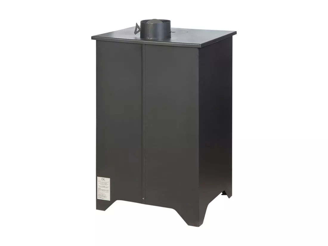 Poêle à bois avec four Silvia Nera 14,6 Kw L50,5xp58,5xh90,5