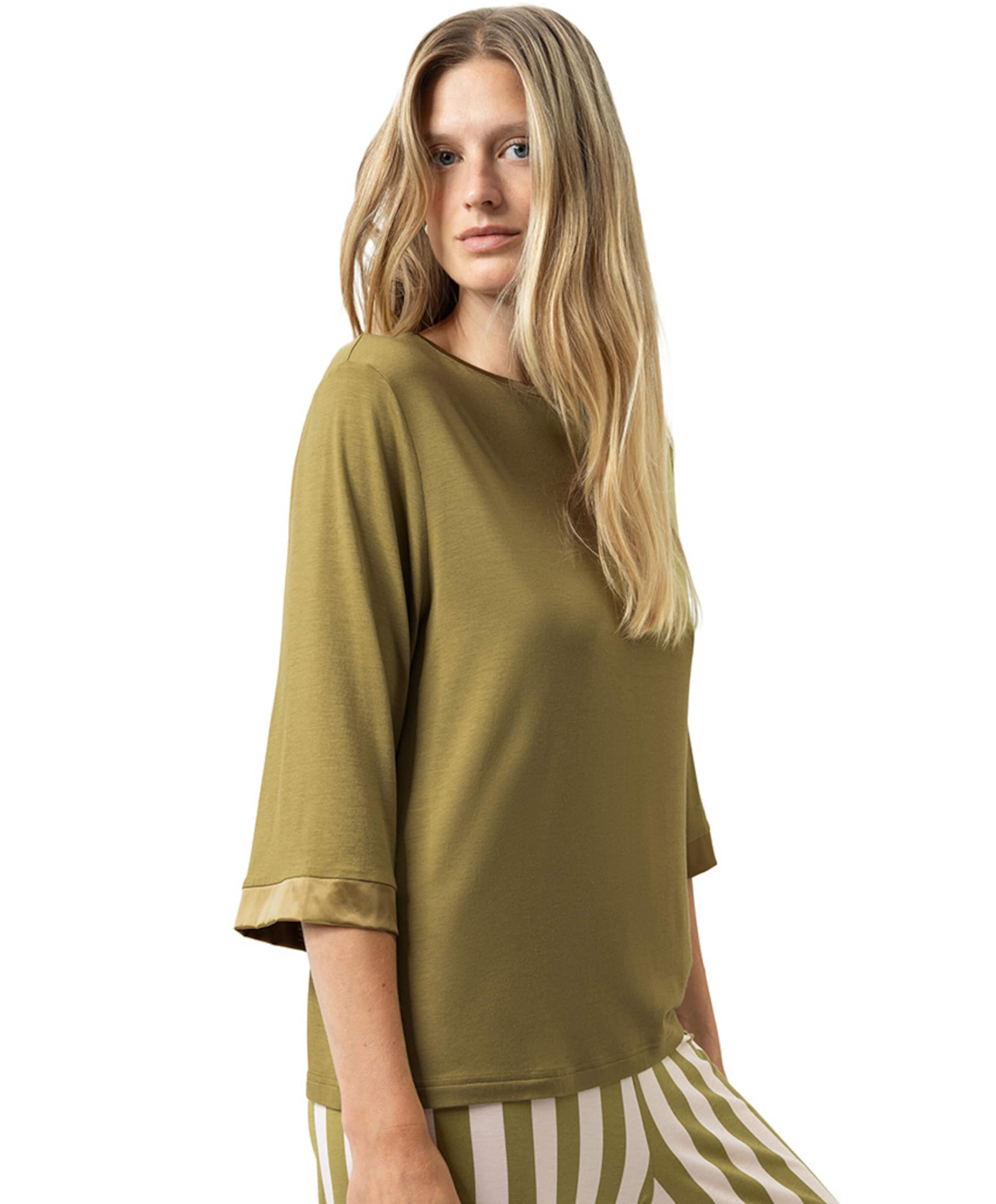Mey Dames pyjamatop groen