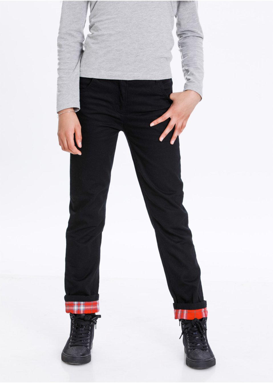 Pantalon thermo avec doublure flanelle chaude