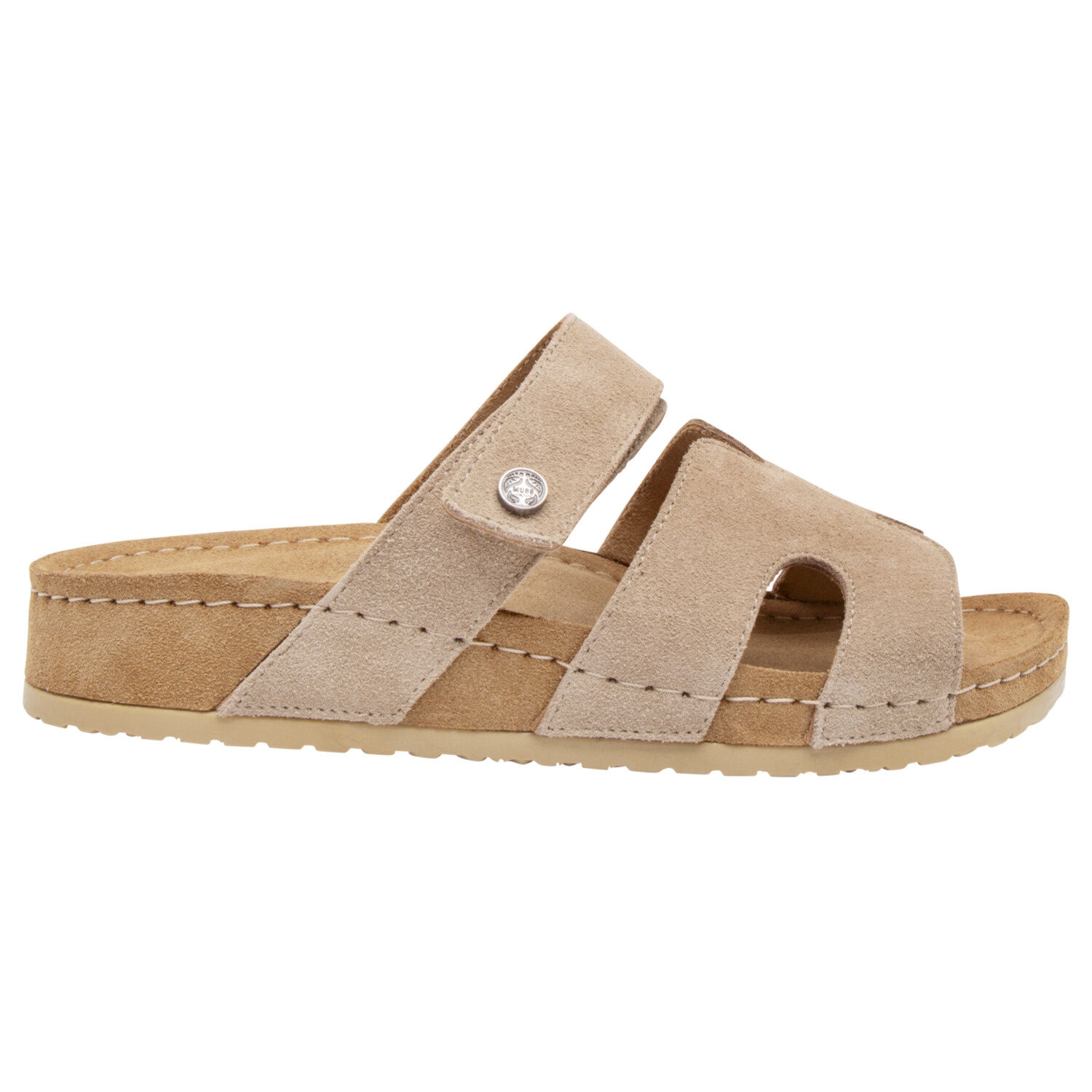 MUBB Pantolette aus Veloursleder für Damen