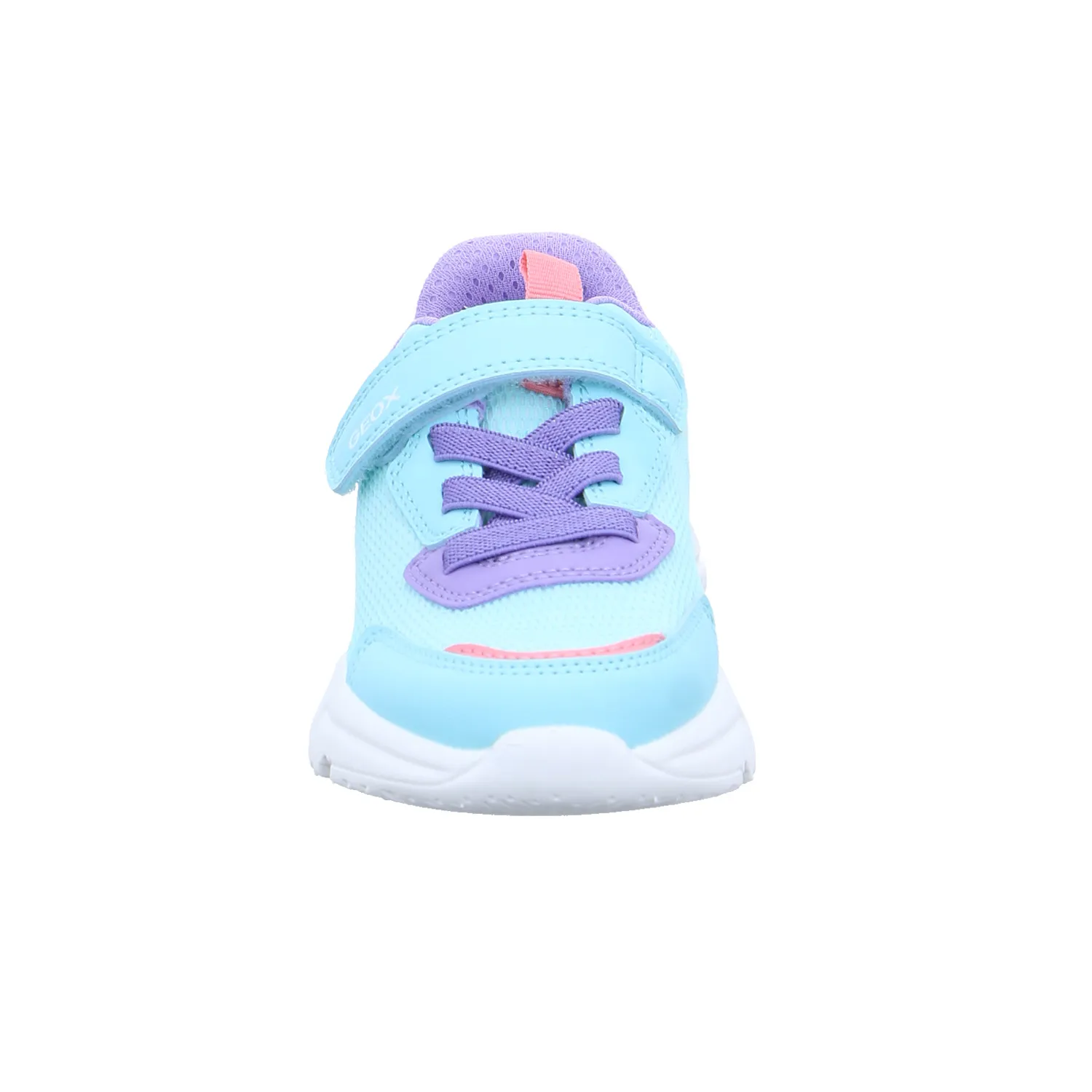 GEOX Kleinkinder-Halbschuh Klett Türkis Textil  Sneaker