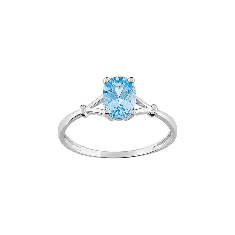 Bague femme - Oxyde de zirconium - Or 9 Carats