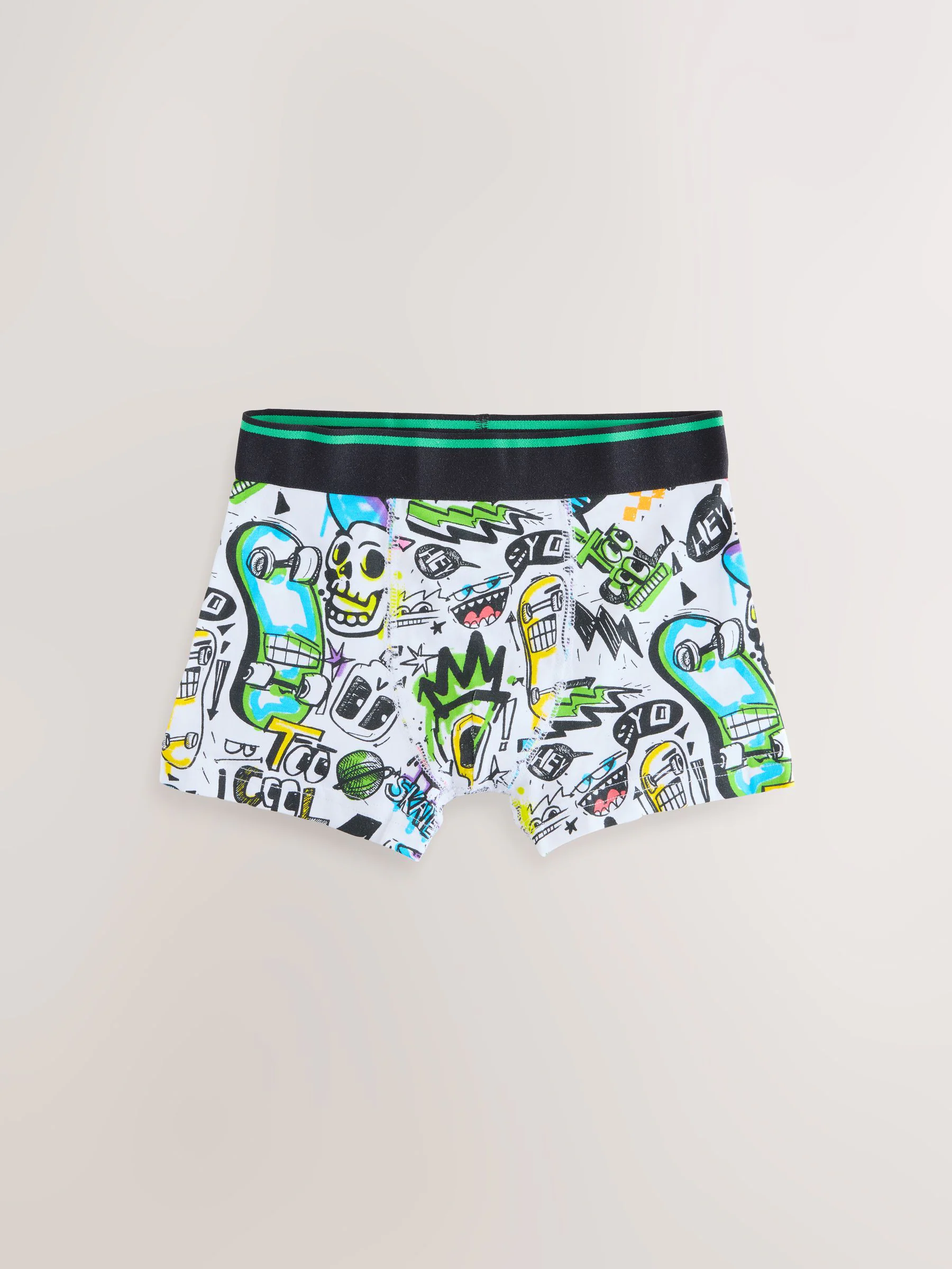 Doodle-graffitiprint - Verpakking van 5 boxershorts (1,5 - 16 jr)