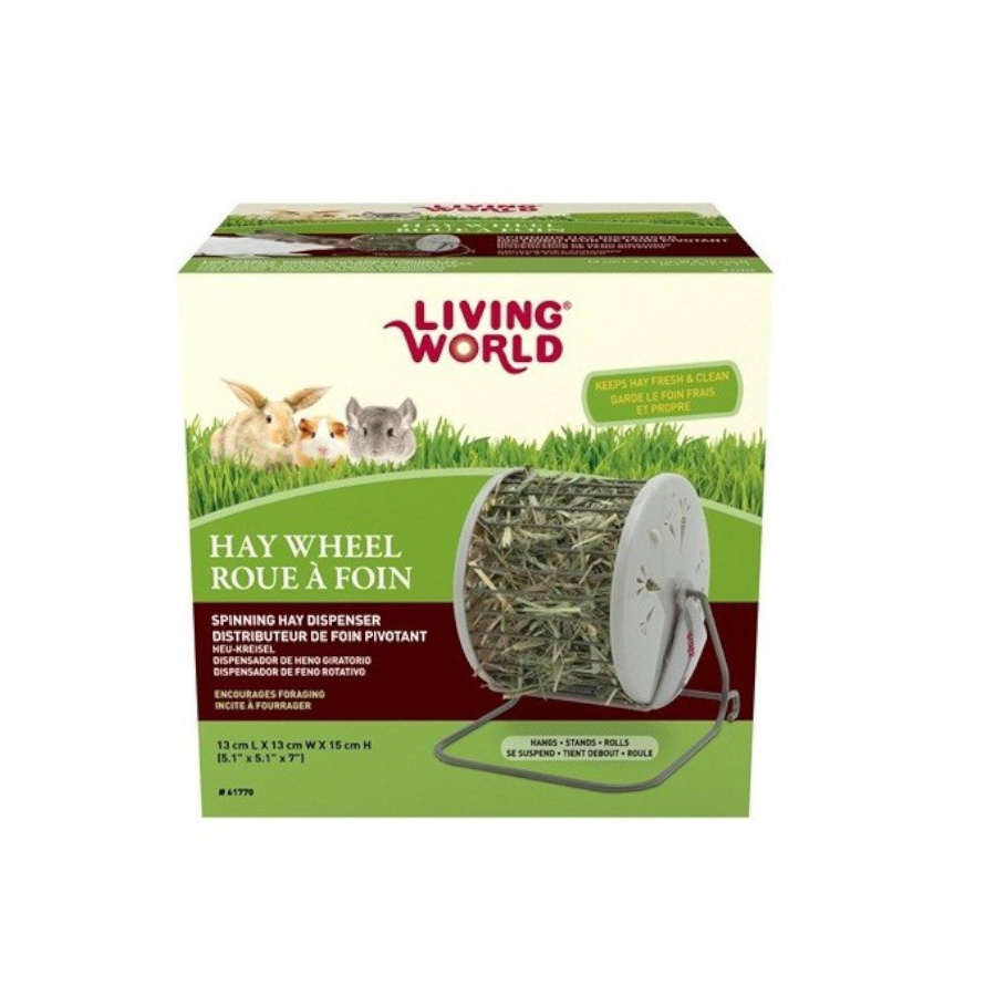 Roda Dispensadora de Feno Living World para Roedores