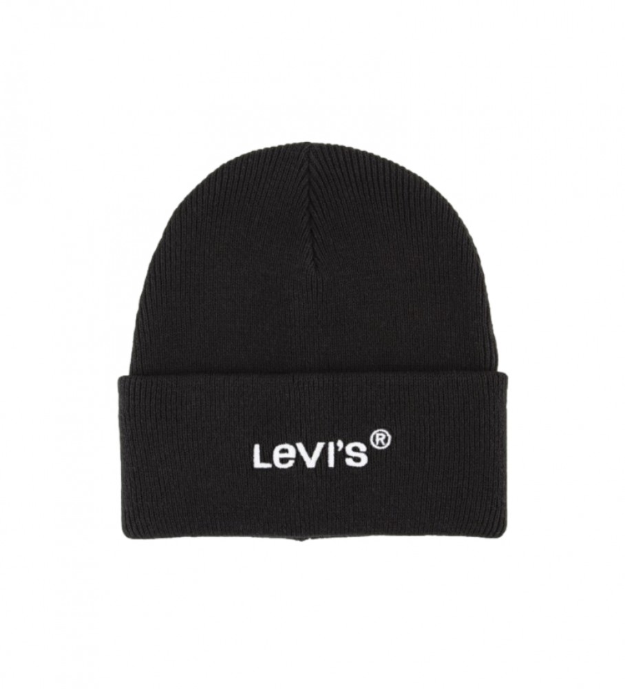 Gorro Levi's Headgear Wordmark Preto