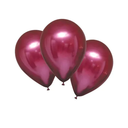 amscan Luftballons Satin Luxe Granatapfel, 27,5 cm, 6 Stück