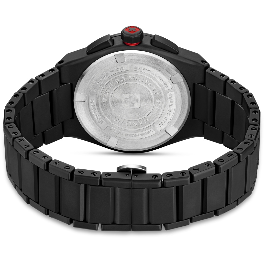 Swiss Military Hanowa Sidewinder Ceramic Schwarz