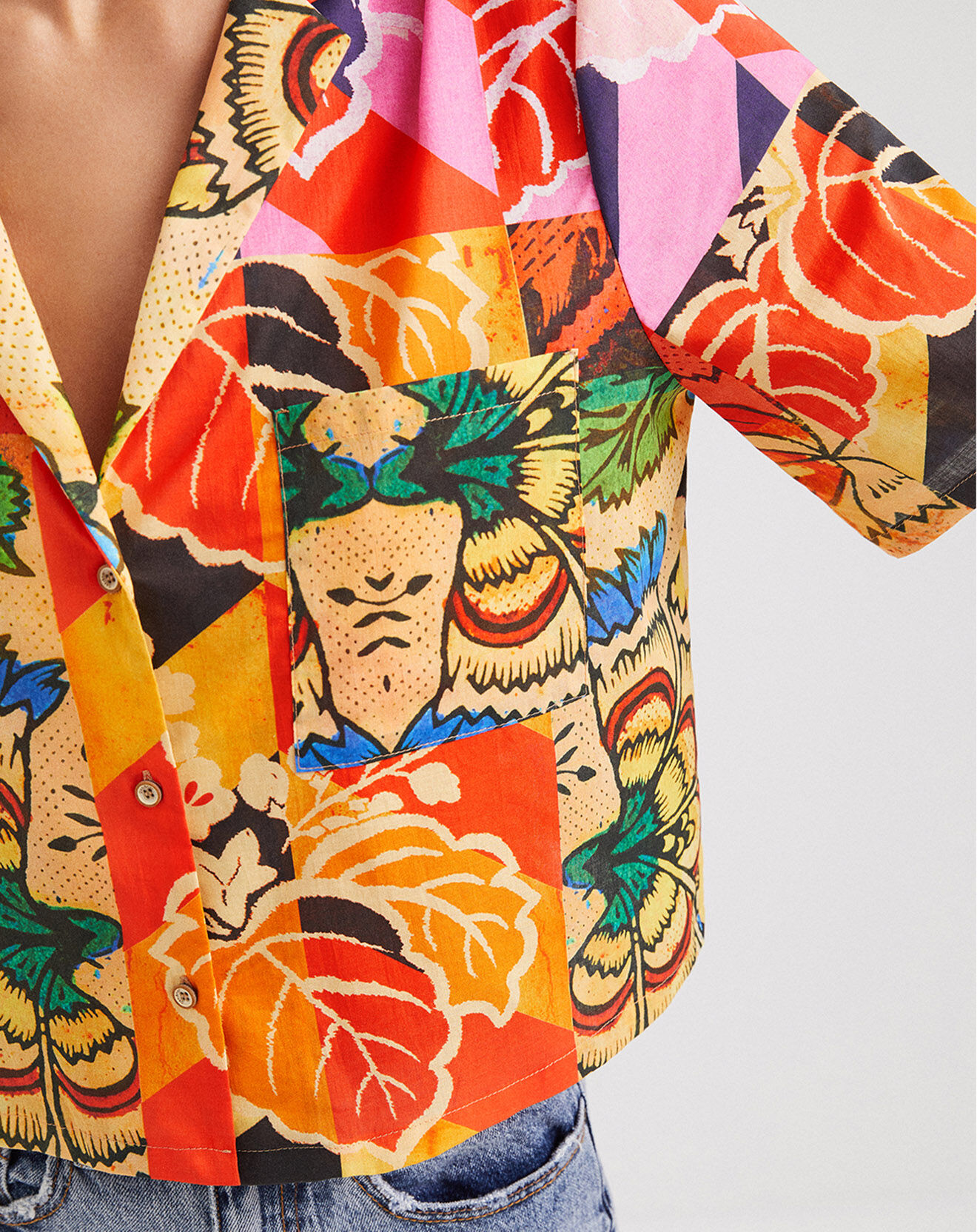 Desigual Chemise Camelia multicolore