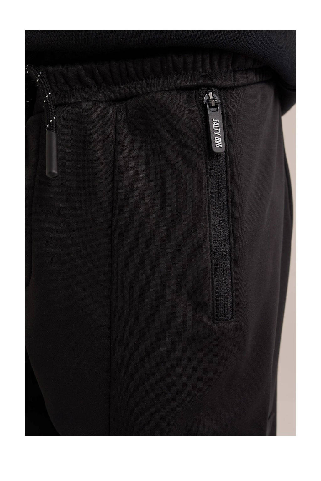 WE Fashion slim fit joggingbroek zwart