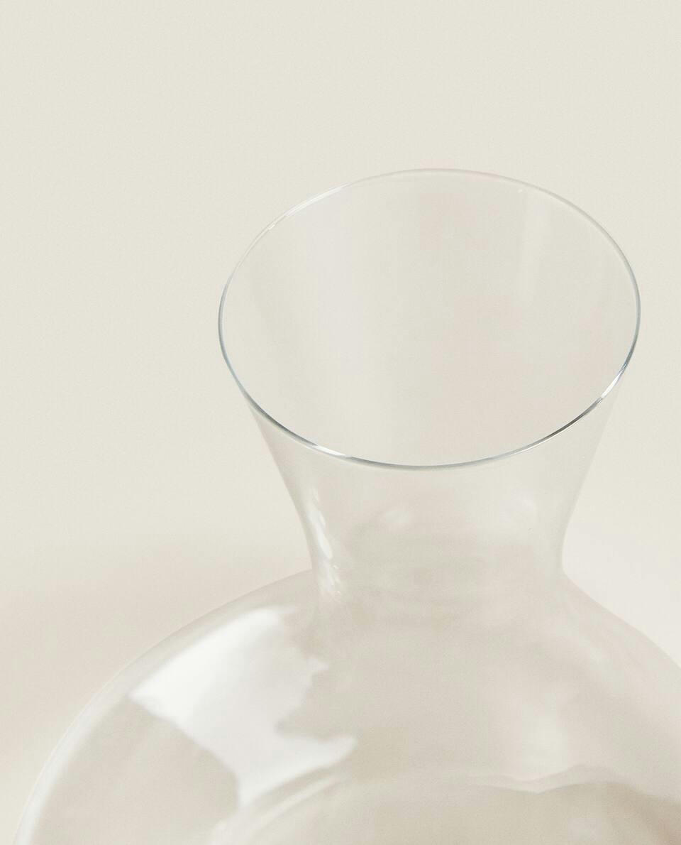 DECANTER DE VIDRO CRISTALINO