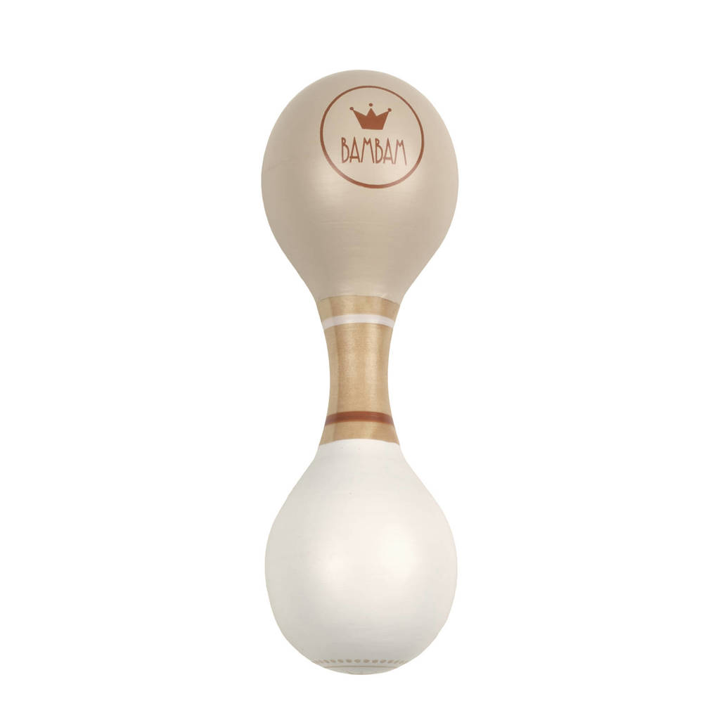 Friendly Wooden Maracas Beige in Giftbox