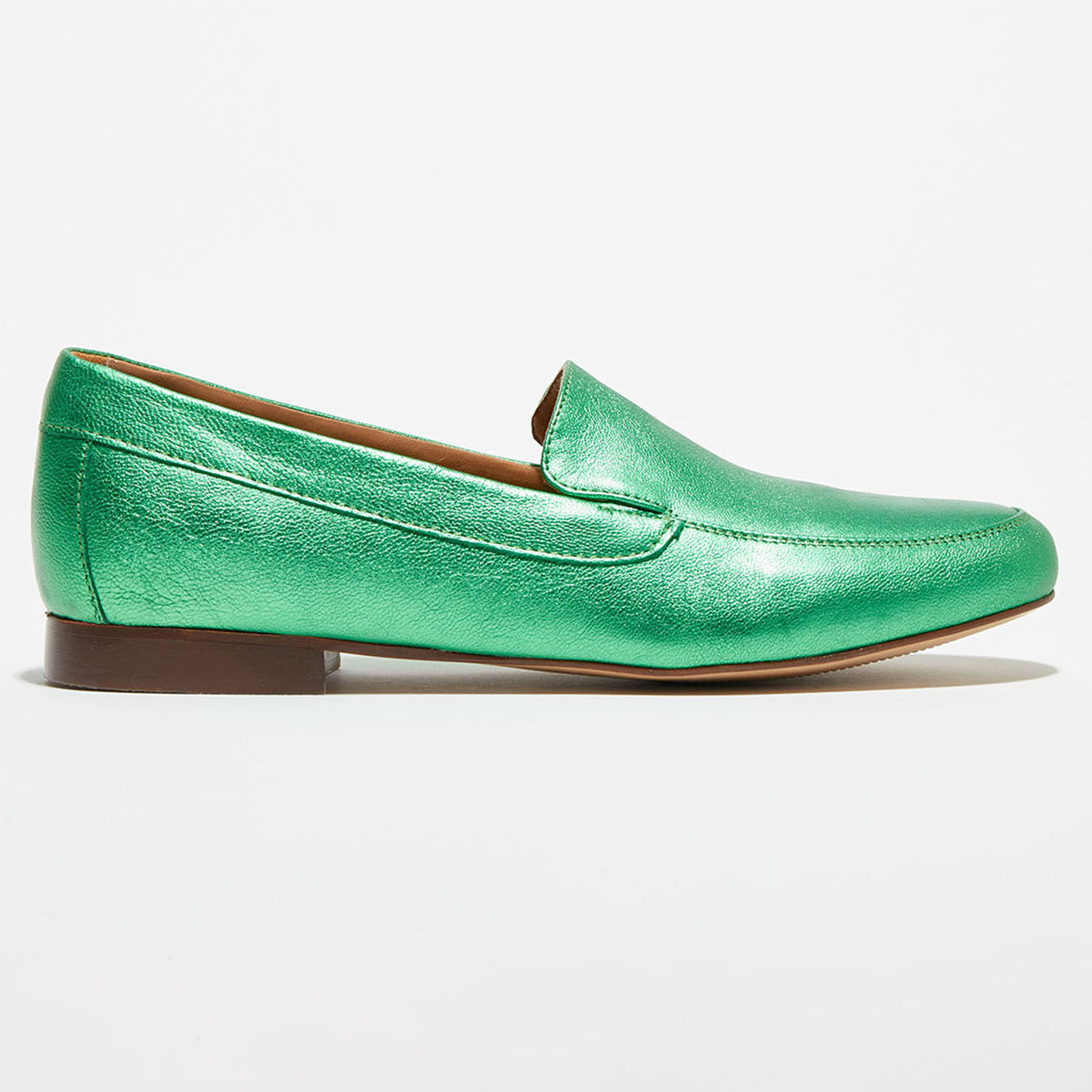 Quartier Latin Mocassins en Cuir Love irisés verts