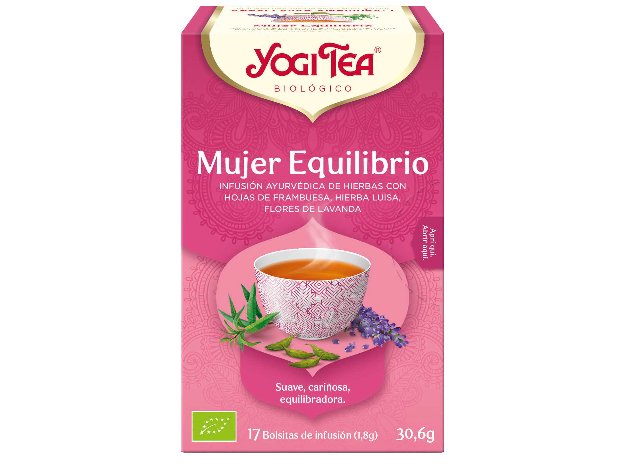 INFUSÃO YOGI TEA MULHER EQUILÍBRIO BIO 17 SAQ