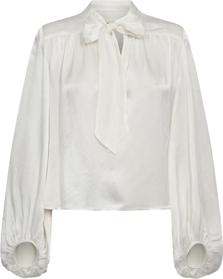 Designers Remix Lucille Bow Blouse Sand