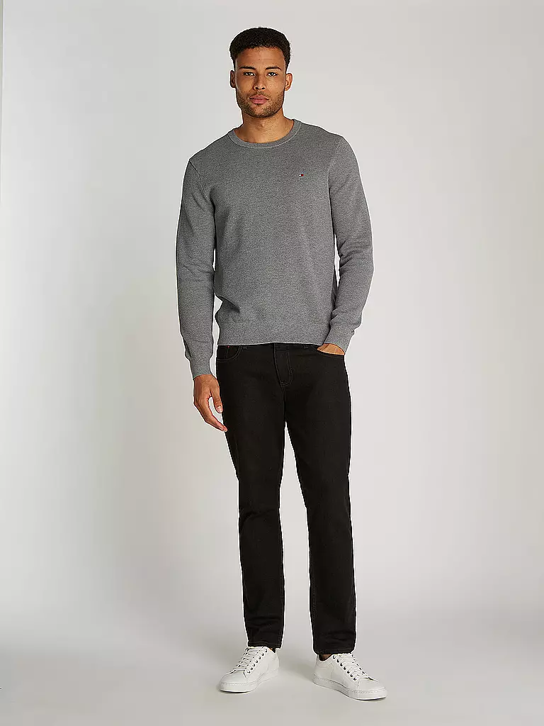 TOMMY HILFIGER Pullover hellgrau