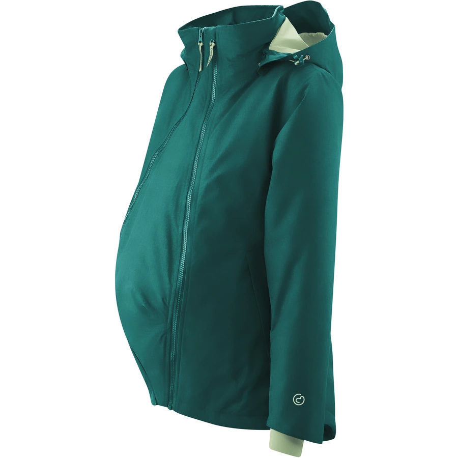 mamalila Winter-Tragejacke Winterfriend grün