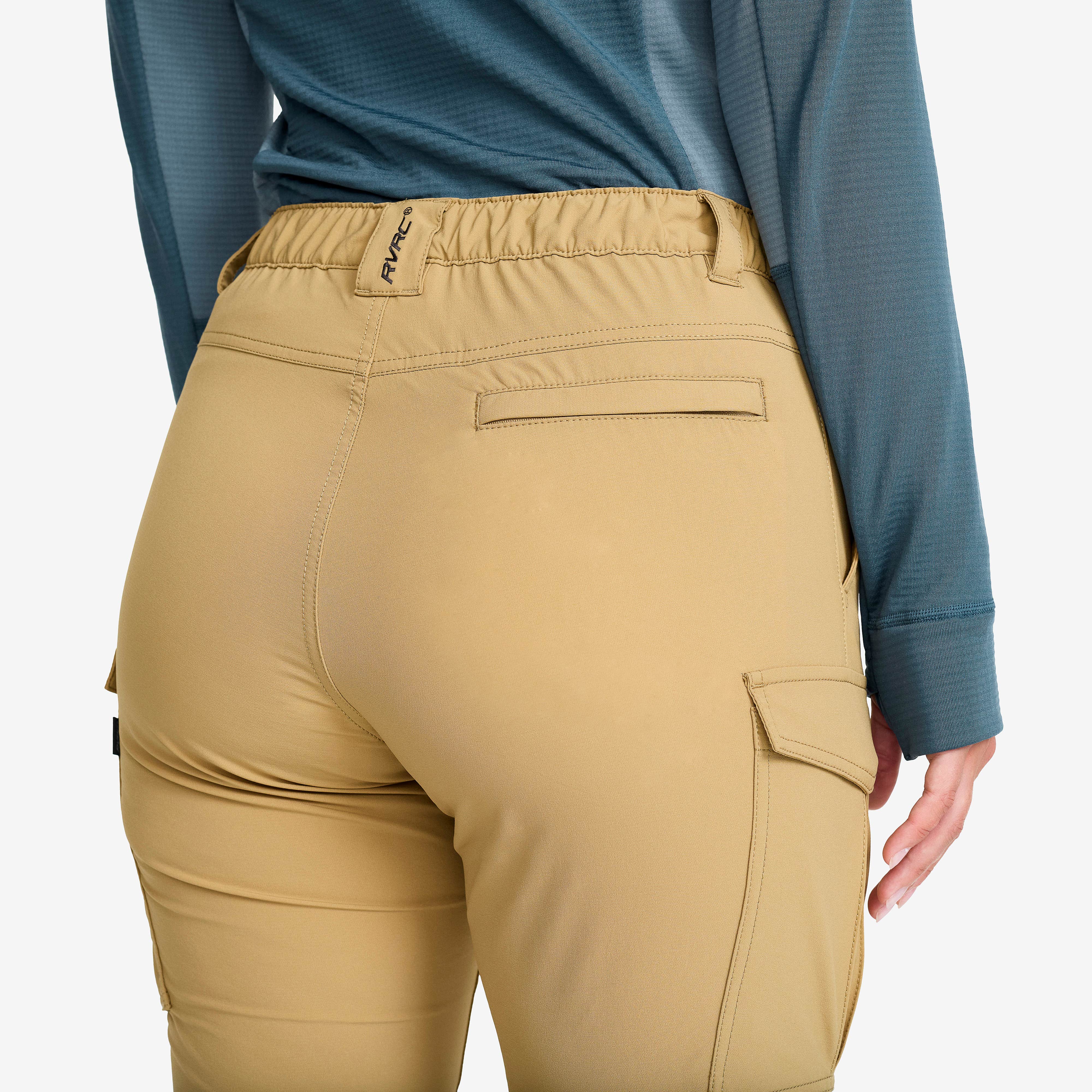 Adventure Cargo Stretch Pants Dame Kelp Beige