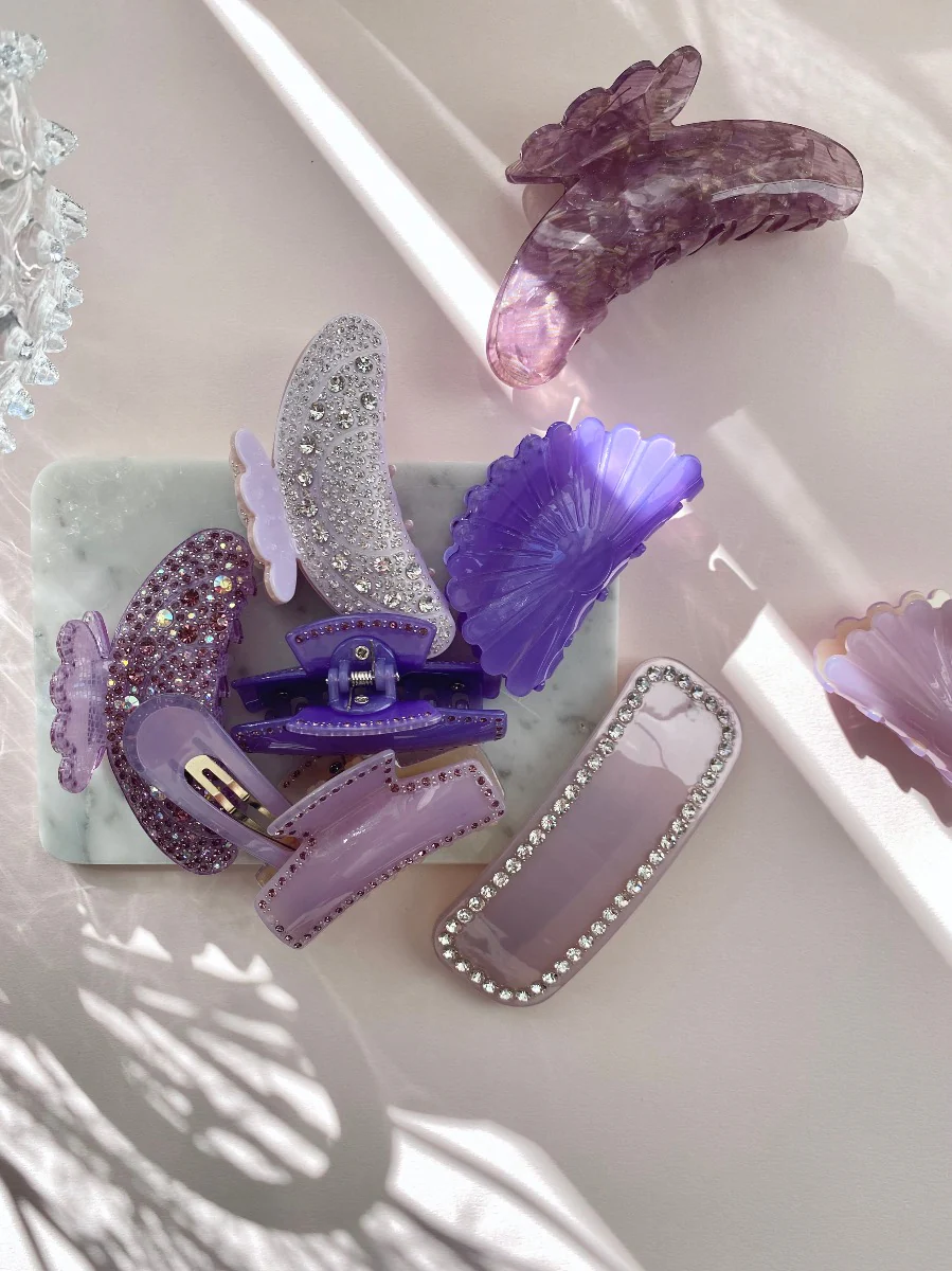 Sui Ava  Sandie hårspænde - Light purple