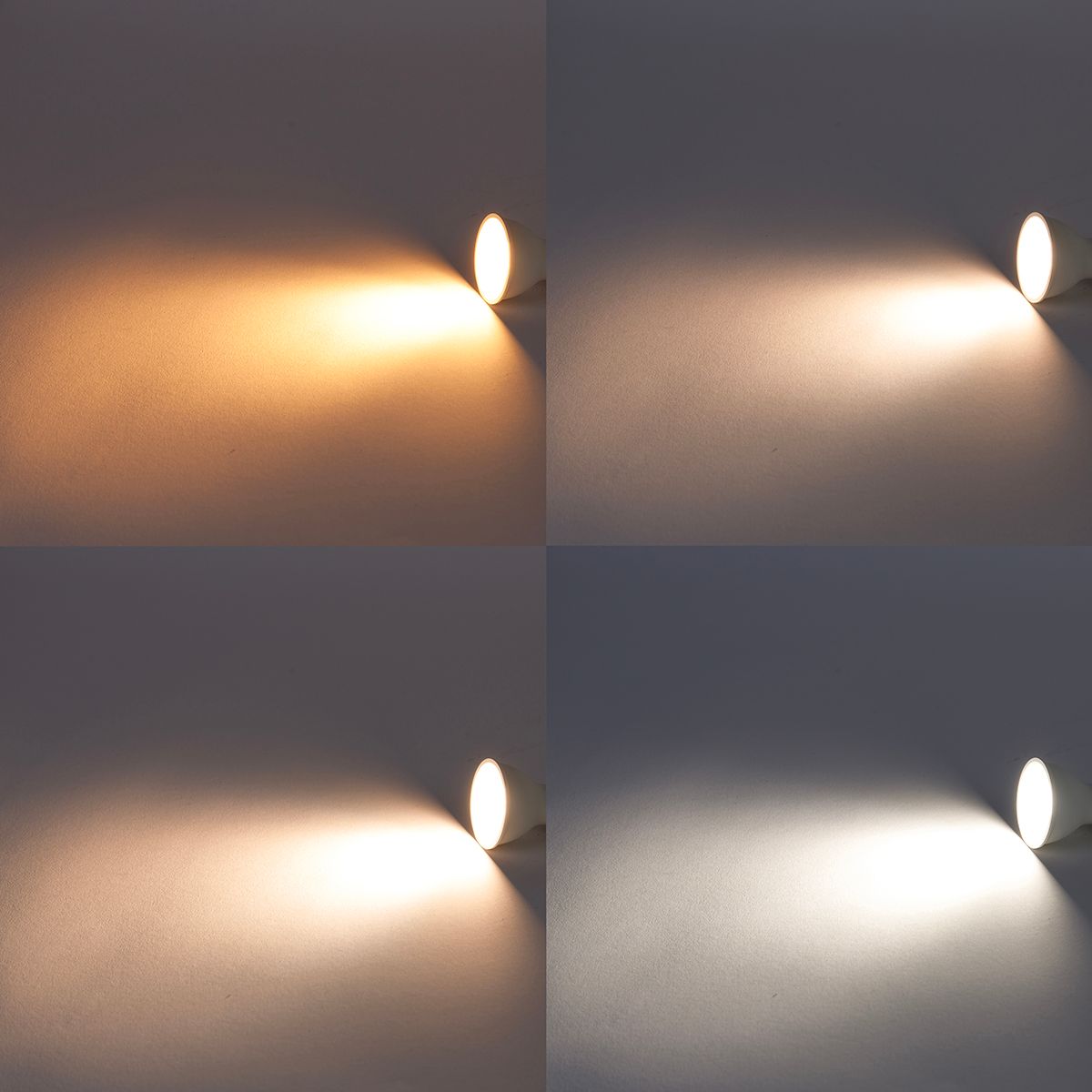 Smart GU10 RGBW LED lamp 5W 350 lm 2200-4000K