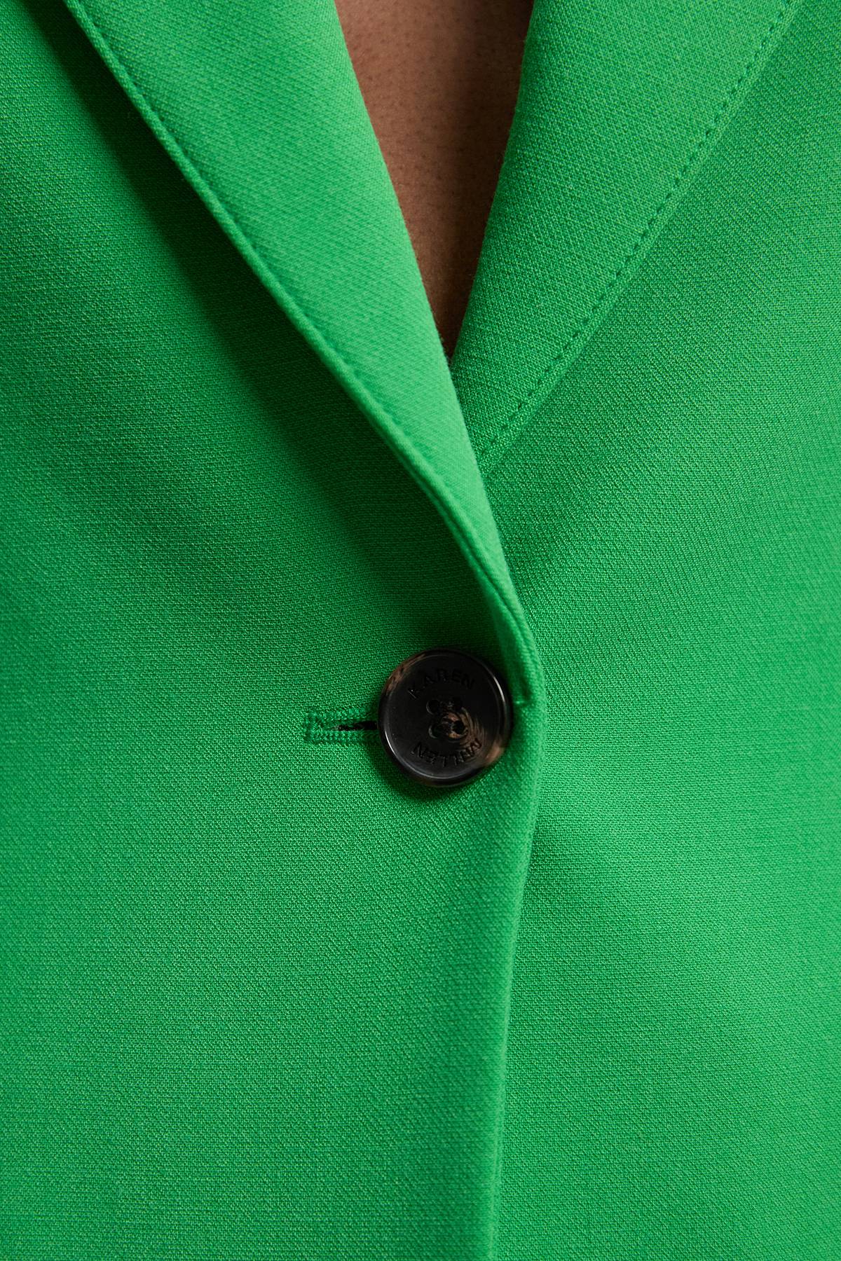 KarenMillen Blazer Petite Ajusté Stretch À Simple Boutonnage