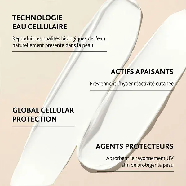 Protetor solar facial Esthederm FPS 50+ para intolerância solar, 50ml